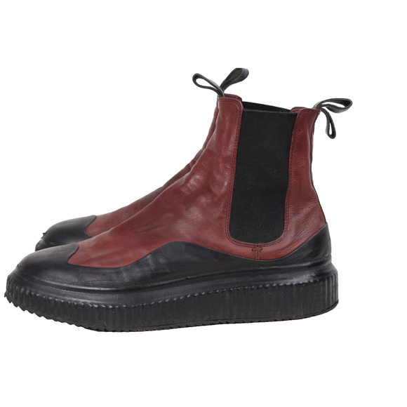 Officine Creative for Luuks Burgundy Leather Chelsea Boots – Size EU 39 - Picture 1 of 16